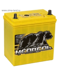 Автомобильный аккумулятор Медведь Silver Ca/Ca 44 Ач, обратная полярность 50B19L