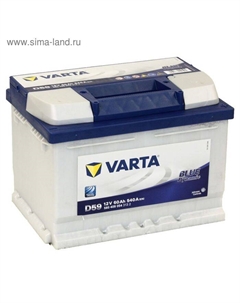Автомобильный аккумулятор Varta 60 Ач, обратная полярность Blue Dynamic 560 409 054