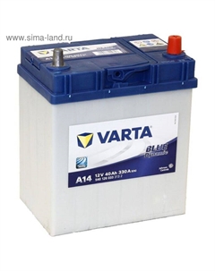 Автомобильный аккумулятор Varta 40 Ач, обратная полярность т/кл Blue Dynamic 540 126 033