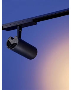 Трековый светильник FTL-007, серия Flat, 10 Вт, 48 В, 3000К, IP20, чёрный, свечение тёплое белое Luazon lighting