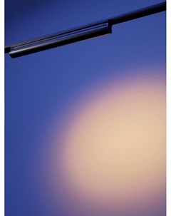 Трековый светильник FTL-006, серия Flat, поворотный, 18 Вт, 48 В, 3000К, 340 мм, чёрный, свечение тёплое белое Luazon lighting