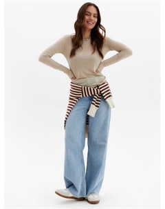 Лонгслив женский : Basic line, бежевый, размер 44-46 Kaftan