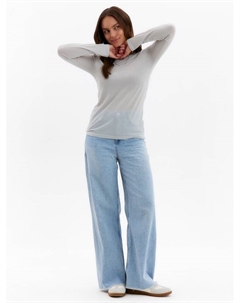 Лонгслив женский : Basic line, серый, размер 40-42 Kaftan