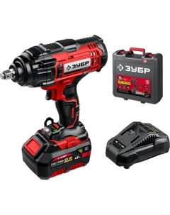 Гайковерт ударный ГУЛ-410-41, аккумуляторный, 18 В, 1х4 Ач, 5 скор., до 3200 уд/мин Зубр