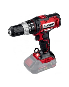 Дрель-шуруповерт ударная ДШУ-185, 18 В, 1400 об/мин, 22500 уд/мин, БЕЗ ЗУ и АКБ Зубр