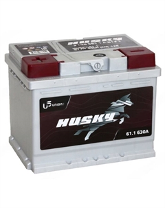 Автомобильный аккумулятор Husky 61 Ач, 6СТ-61.1, прямая полярность