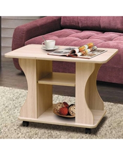 Стол журнальный №11, 800×550×600 мм, цвет млечный дуб Матрица