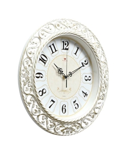 Часы настенные, интерьерные, бесшумные, d-39.5 см Рубин