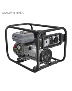 Генератор CARVER PPG-3900 А BUILDER, бензиновый, 2.8/3 кВт, 220 В, 3.6 л, ручной старт Carver