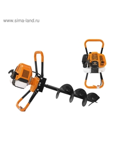 Мотобур CARVER AG-52/000, 2Т, 1400 Вт, 110-280 об/мин, d=20 мм, без шнека Carver