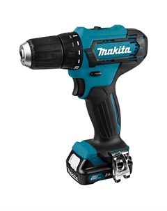 Дрель-шуруповерт DF333DWAE, 12 В, 2×2 Ач, БЗП 10 мм, 450/1700 об/мин, 30/14 Нм, кейс Makita