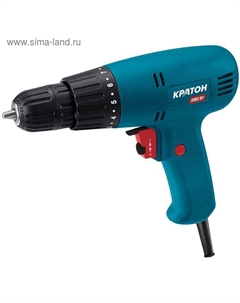 Шуруповерт сетевой «» ESDd=280/16, 280 Вт, реверс, 0.8-10 мм, 0-750 об/мин Кратон