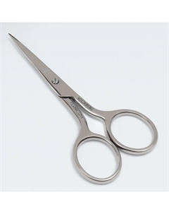 Ножницы маникюрные, загнутые, узкие, 9,5 см, на блистере, цвет серебристый, 041 Solinberg