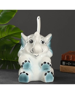 Подставка под ёрш «Слон», с ёршиком, фарфор Хорошие сувениры