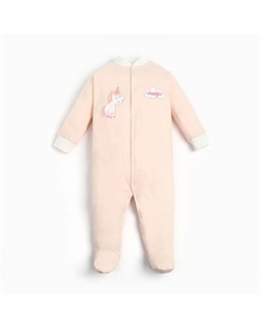 Комбинезон для девочки, цвет розовый/единорог, рост 68 см Si baby