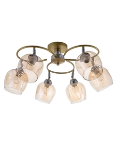 Люстра «Нова» 6×60 Вт E27 шампань 68×68×26 см Bayerlux