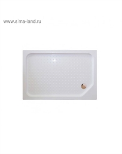 Поддон душевой Royal Bath RB 8120HP L, 120×80 см, акриловый, низкий, левый Royal bath