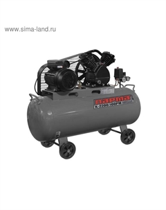 Компрессор «» K-2200/100РМ, масляный, ременной, 220 В, 2200 Вт, 100 л, 336 л/мин, 8 Бар Парма