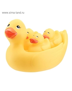 Игрушка для ванны «Уточка с утятами», от 6 месяцев Курносики