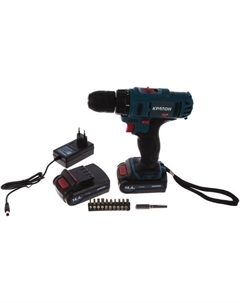 Дрель-шуруповерт Cd=14.4-Li-1.5, аккум., Li-Ion, 14.4 В, 32 Нм, 1400 об/мин Кратон