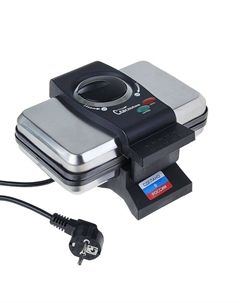 Электровафельница "Сластена" ЭВ-1, 1000 Вт, тонкие вафли, тефлоновое покрытие, серая