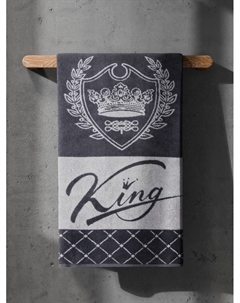 Полотенце махровое King, 50×90 см, 100% хлопок, 420 г/м² Этель