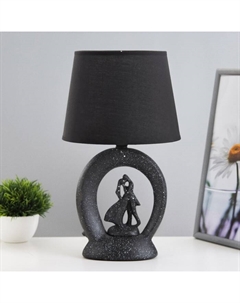 Настольная лампа «Встреча» Е14 40 Вт черный 20×20×34 см Risalux