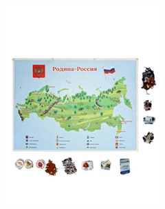 Игра на липучках, конструктор «Родина Россия», 112 деталей Liplip