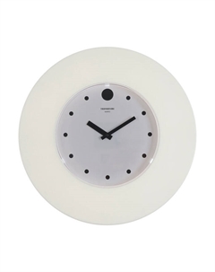 Часы настенные круглые "Классика", бесшумные, белый обод, d-37 см, циферблат 22 см Troykatime