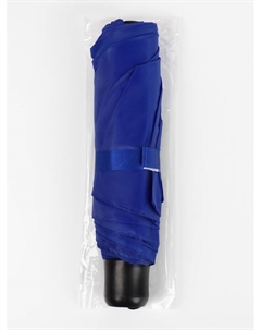 Зонт механический «Однотонный», 3 сложения, 8 спиц, R=48/55 см, d=96 см, синий Qf