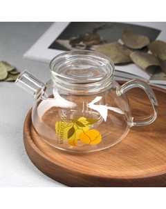 Чайник заварочный стеклянный «Наслаждайся моментом», 800 мл Дорого внимание