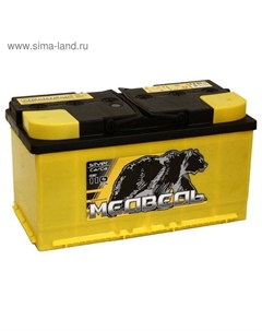 Автомобильный аккумулятор Медведь Silver Ca/Ca 110 Ач, обратная полярность, евро