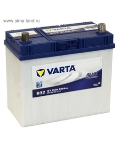 Автомобильный аккумулятор Varta 45 Ач, обратная полярность Blue Dynamic 545 156 033