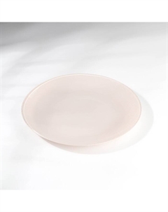 Тарелка «Капучино», d=21 см, стекло, серая Akcam