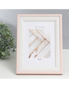 Фоторамка пластик "МИРАМ" 15х21 см, 653190-6 (пластиковый экран) Miram