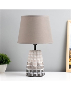 Настольная лампа «Сулитан» E14 40 Вт бежевый-коричневый 20×20×33 см Risalux