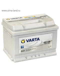Автомобильный аккумулятор Varta 61 Ач, обратная полярность Silver Dynamic 561 400 060