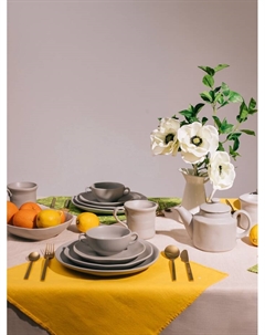 Салатник Potter, 830 мл, d=19.9 см, фарфор, светло-серый Magistro