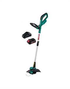 Триммер аккумуляторный ЗУБР ТА-185-21, 18 В, Li-lon, 1х2Ач, ширина скоса 25 см, d=1.2 мм Зубр