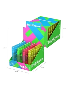 Циркуль металлический Erich Krause S-Cool, 120 мм, максимальный радиус 18 см, пластиковый чехол с линейкой, европодвес, МИКС Erichkrause