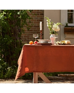 Скатерть «» Linen collection brown, 145×180 см, 100% лён, 210 г/м² Этель