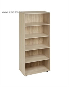 Шкаф открытый для документов «», 800×404×1900 мм, цвет ясень шимо светлый Клик мебель