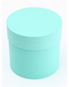 Набор шляпных подарочных коробок 5 в 1 «Мята однотонный»,20×20×20‒11×11×11 см Upak land