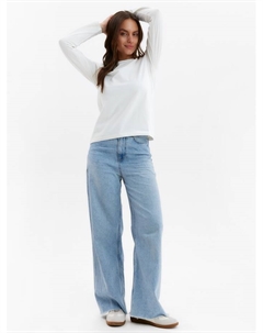 Лонгслив женский : Basic line, цвет экрю, размер 46 Minaku