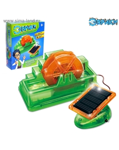 Электронный конструктор «Водяное колесо», работает от солнечной батареи Эврики