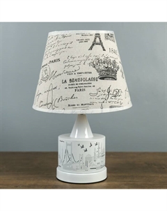 Лампа настольная Е27 25W "Город" низ подсветка 27х27х39,5 см Risalux