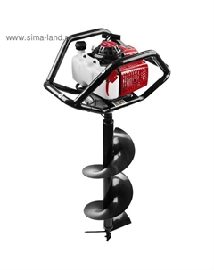 Мотобур со шнеком «ЗУБР» МБ2-300 Н, 2Т, 2.4 кВт, 71 см3, 8800 об/мин, d=20×300 мм Зубр