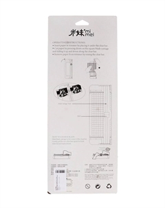 Резак для бумаги роликовый А4, до 3 листов, безопасное лезвие, длина реза 300 мм, черный Calligrata