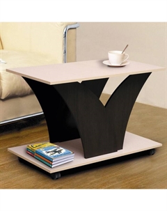 Стол журнальный №16, 900×500×600 мм, цвет венге / молочный дуб Матрица