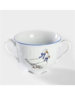 Бульонница «Рококо. Гуси», 330 мл, рисунок МИКС Cmielow